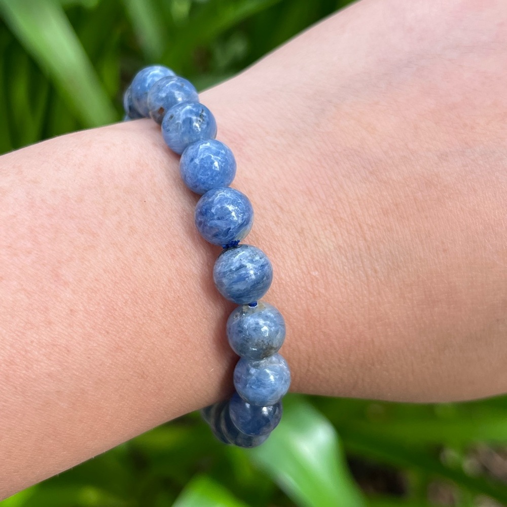 9mm stretchable kyanite bracelet‎